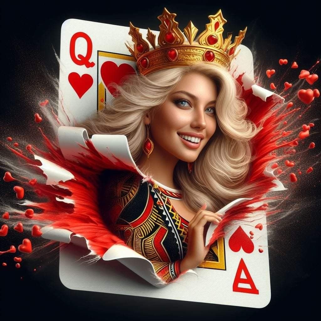Casino table game interface showing baccarat cards on a tablet screen