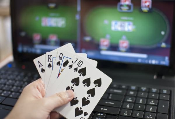 Slot game interface displayed on a tablet device in the Philippines